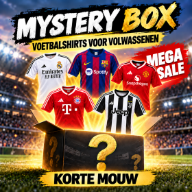 Uitverkoop voetbalshirts voor volwassenen – willekeurig ontwerp (korte mouw)